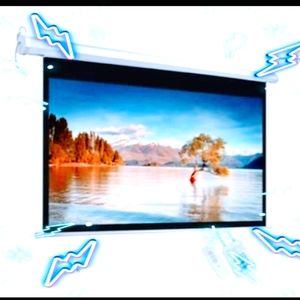 Remote control 91inch projector screen